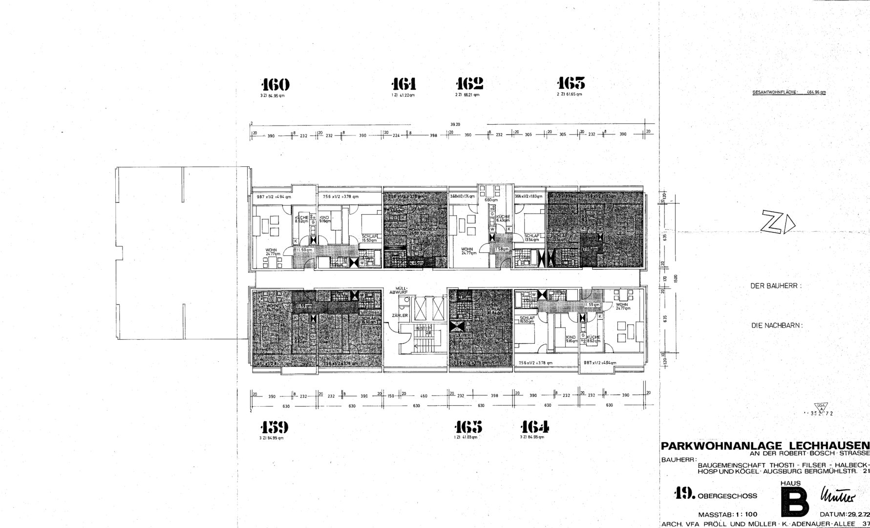 Grundriss 19.Obergeschoss